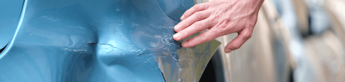 Wrapping a damaged vehicle
