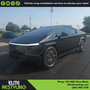 
              3M 2080 Gloss Black Vehicle Wrap | G12 finished vehicle wrap photo 1
            